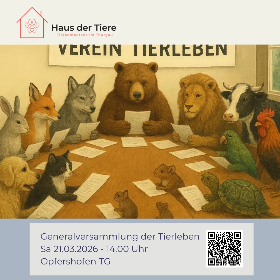 Generalversammlung des Tierschutzvereins im Haus der Tiere Opfershofen