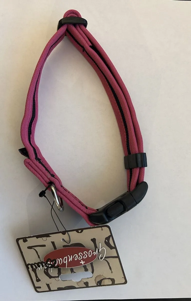 Grossenbacher Hundehalsband (Rosa) – NEU