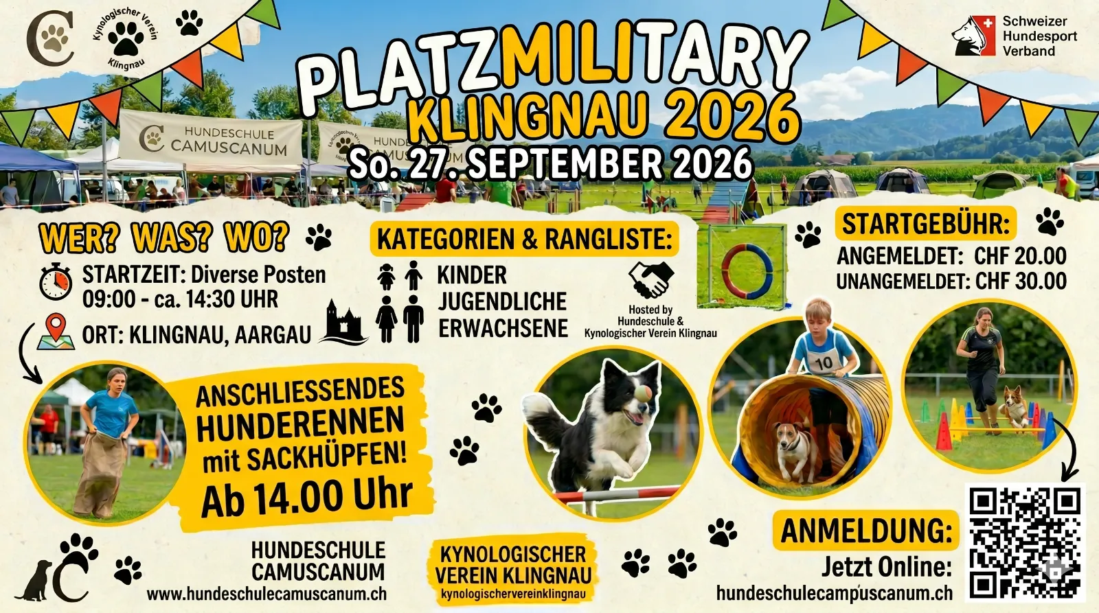 🐾 Grosses Platzmilitary für Gross & Klein! 🐾